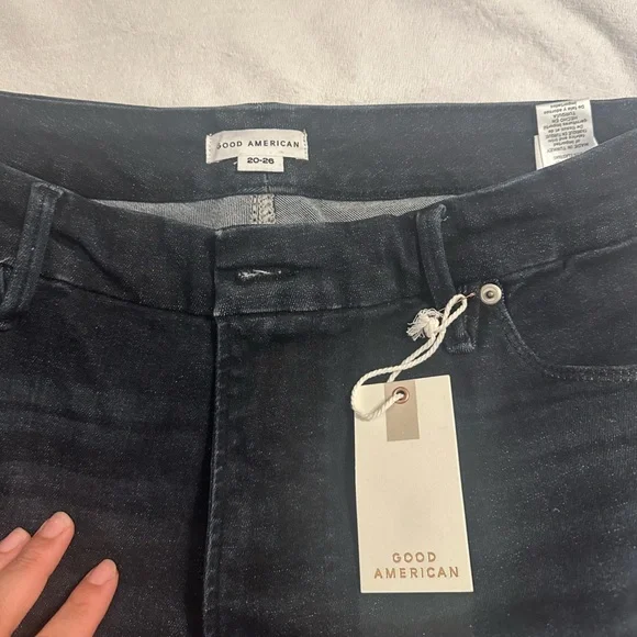 Good American Dark Blue Jeans. Always Fit size 20-26 - Picture 2 of 5